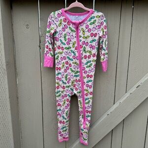 Posh Peanut Summer Cherry Convertible Footie